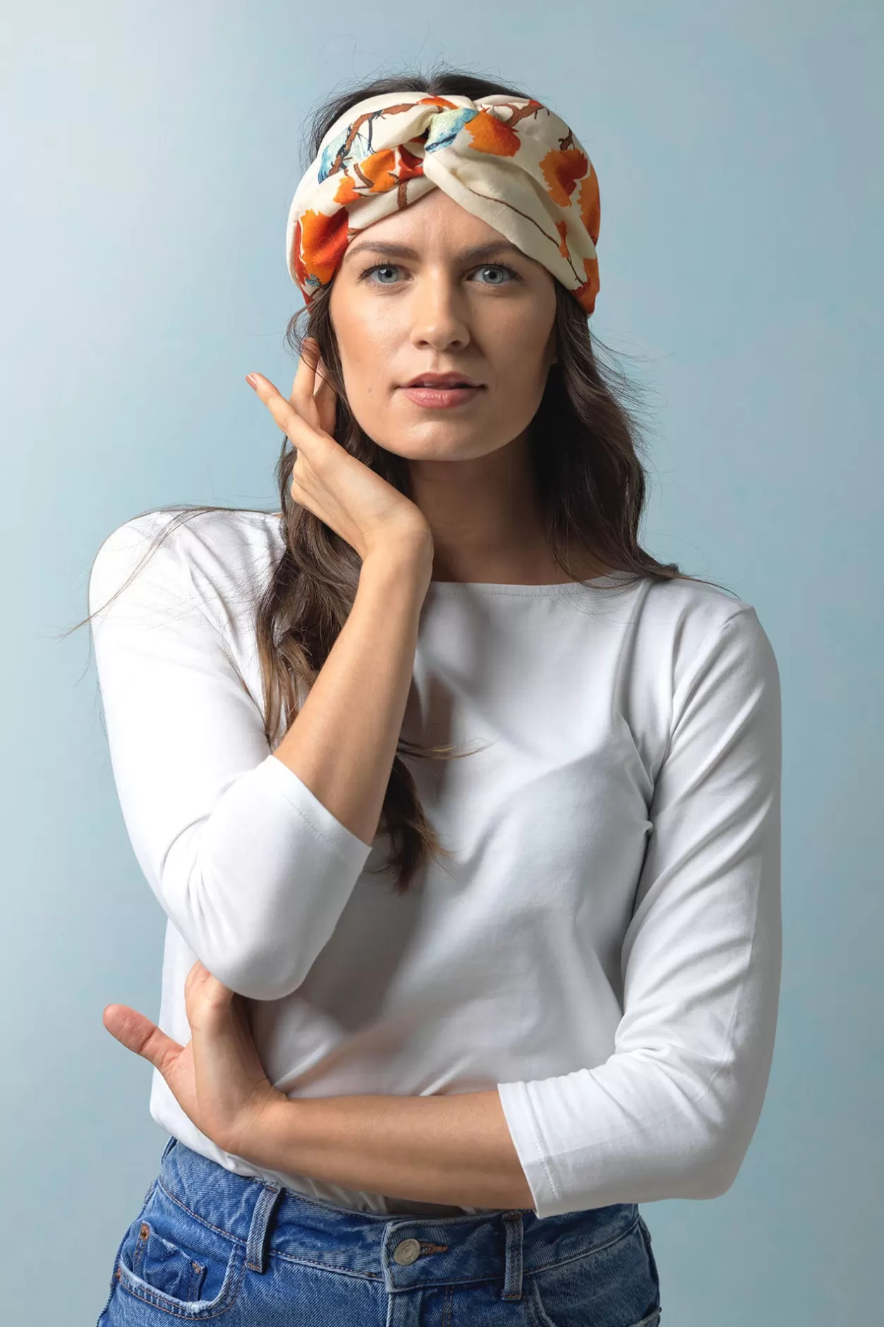 One Hundred Stars Acer Red Headband