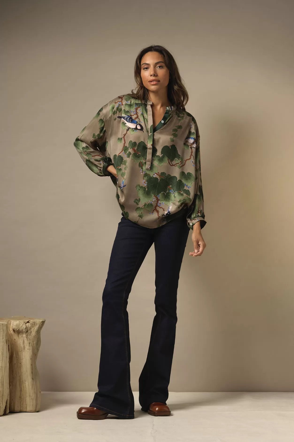 Women One Hundred Stars Acer Stone Darcy Shirt