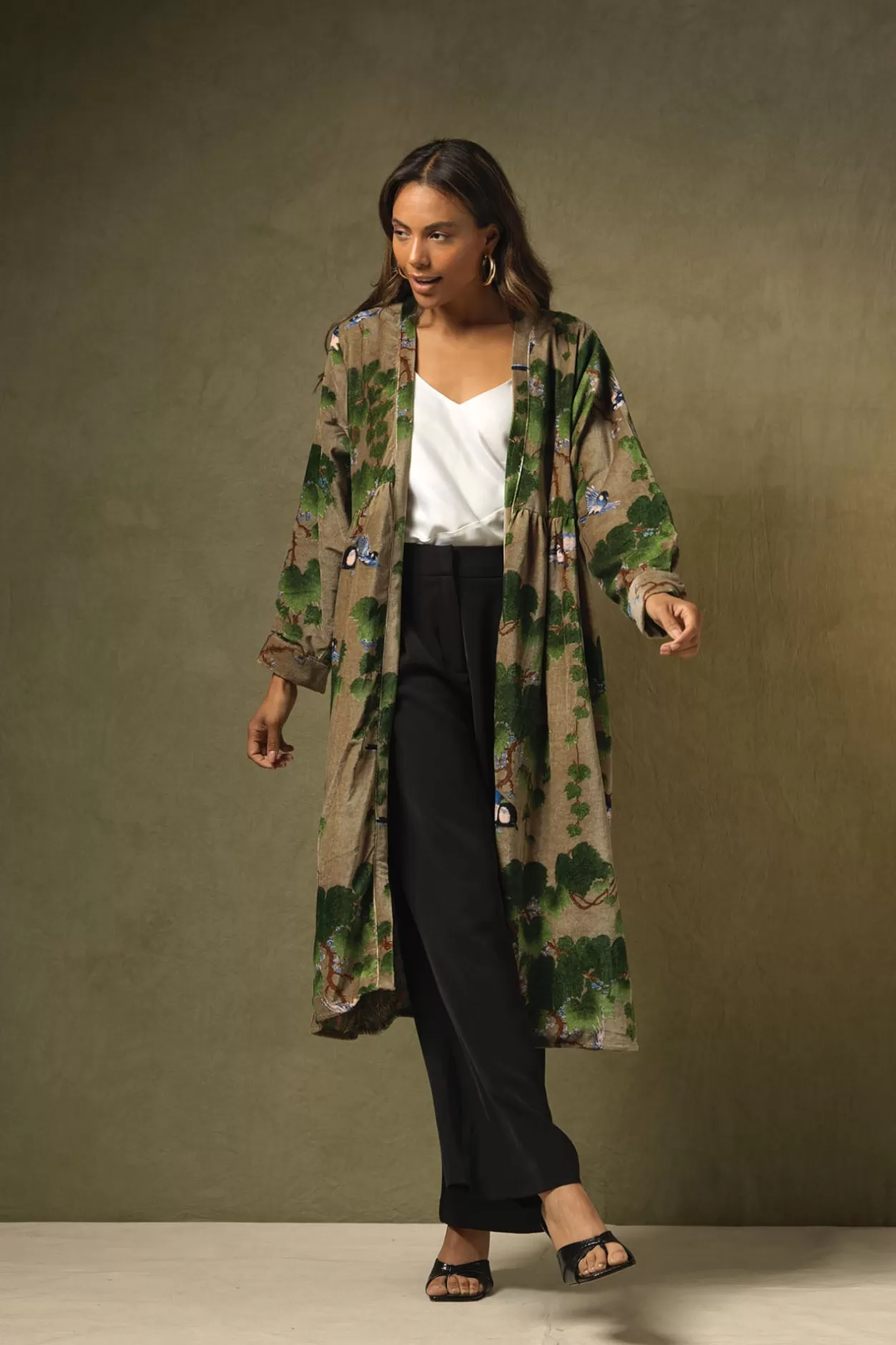 Women One Hundred Stars Acer Stone Velvet Duster