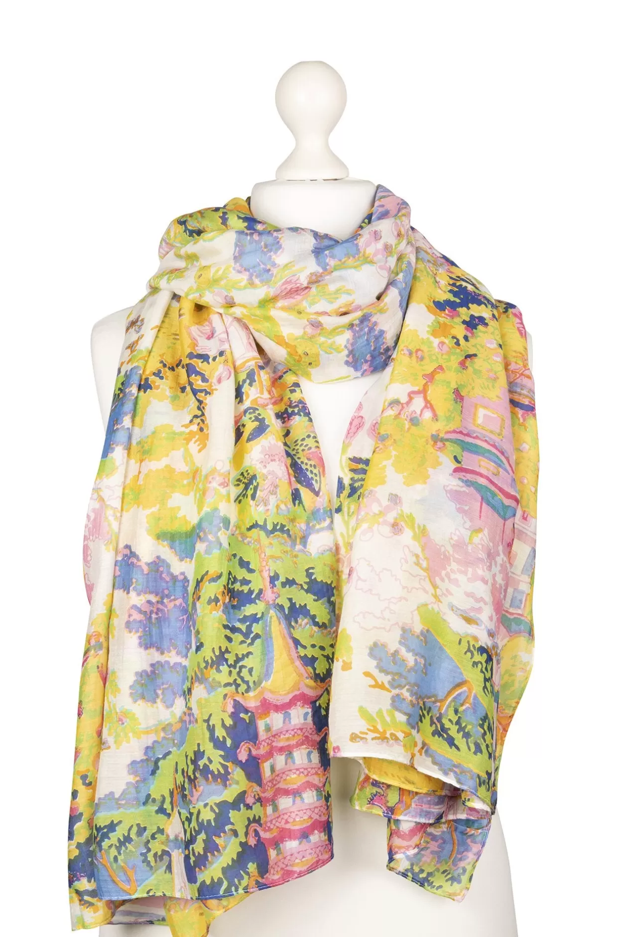One Hundred Stars China Tree Summer Scarf