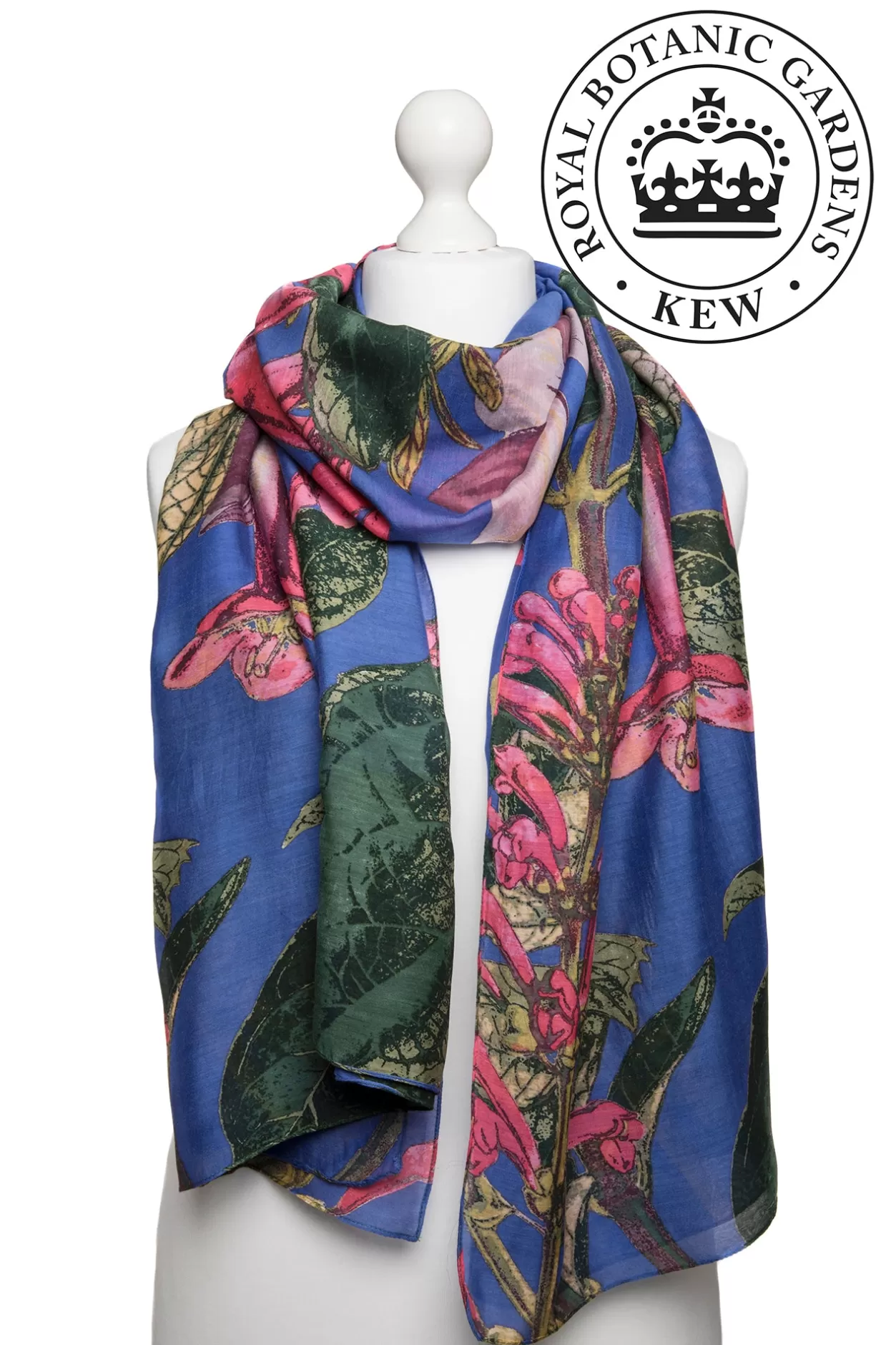 One Hundred Stars Kew Magnolia Purple Scarf