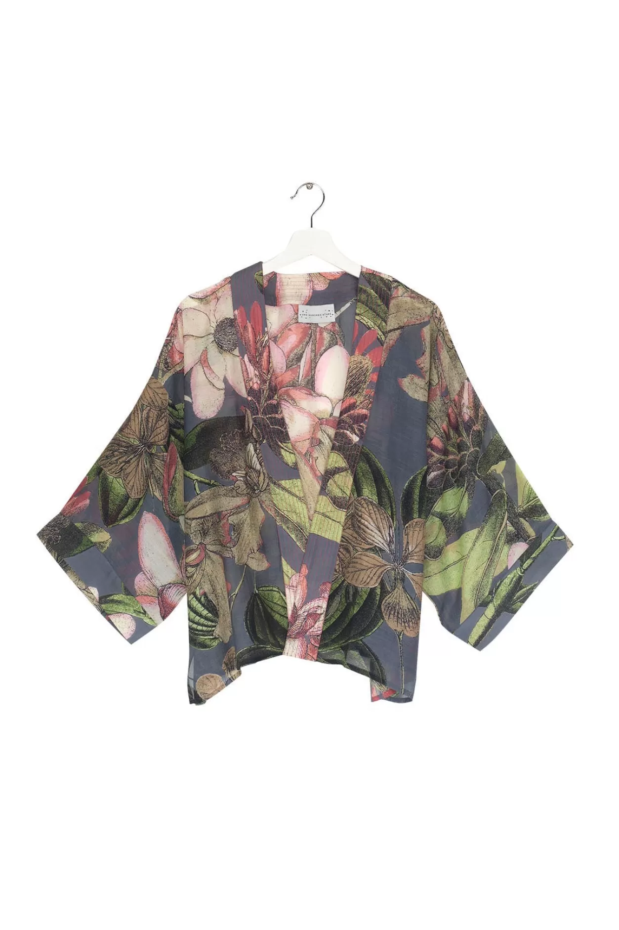 Women One Hundred Stars Kew Protea Grey Kimono