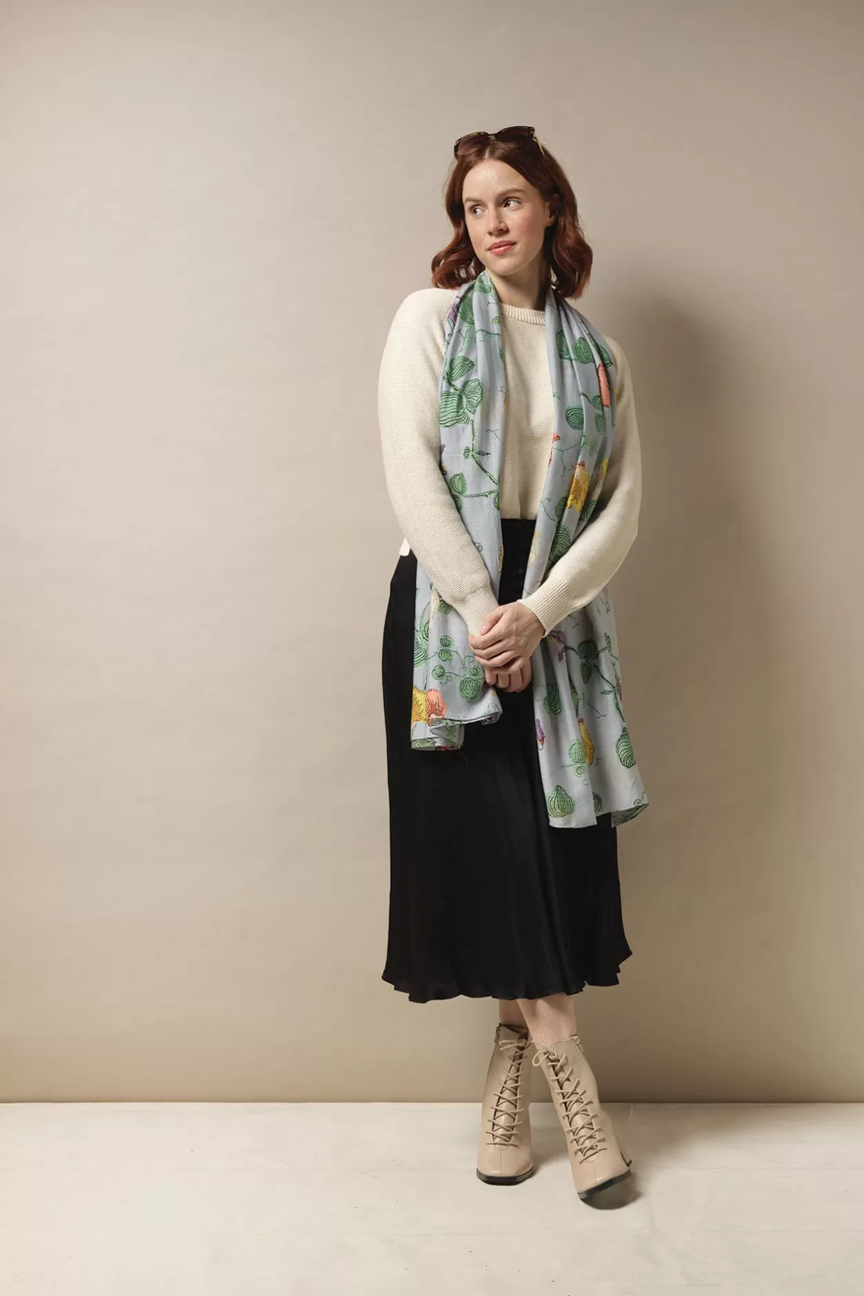 One Hundred Stars Sweet Pea Scarf